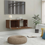 Mobile TV Rovere Marrone 80x30x30 cm Legno truciolato