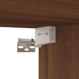 Mobile TV Rovere Marrone 80x30x30 cm Legno truciolato