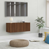 Mobile TV Rovere Marrone 80x30x30 cm Legno truciolato