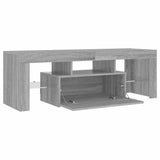 Mobile Porta TV con Luci LED Grigio Sonoma 120x35x40 cmcm