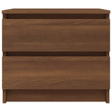 Comodini Rovere Marrone 2 pz 50x39x43,5 cm in Legno truciolato