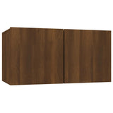 Mobile TV Pensile Rovere Marrone 60x30x30 cm Legno truciolato