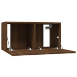 Mobile TV Pensile Rovere Marrone 60x30x30 cm Legno truciolato