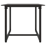 Set Divani da Giardino 3 pz con Cuscini Nero in Polyrattan
