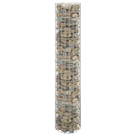Palo Gabbione Circolare in Acciaio Zincato 30x150 cm