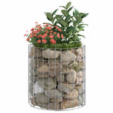 Palo Gabbione Circolare in Acciaio Zincato 50x50 cm