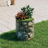 Palo Gabbione Circolare in Acciaio Zincato 50x50 cm