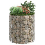 Palo Gabbione Circolare in Acciaio Zincato 100x100 cm