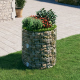 Palo Gabbione Circolare in Acciaio Zincato 100x100 cm