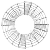 Fioriere Gabbione Circolare 3 pz in Acciaio Zincato 30x100 cm