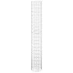 Fioriere Gabbione Circolare 3 pz in Acciaio Zincato 30x200 cm