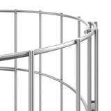 Fioriere Gabbione Circolare 3 pz in Acciaio Zincato 30x200 cm