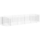 Gabbione con Letto Rialzato in Ferro Zincato 300x100x50 cm