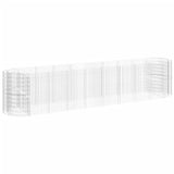 Gabbione con Letto Rialzato in Ferro Zincato 500x100x100 cm