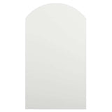 Specchio con Luci LED 70x40 cm Forma ad Arco in Vetro