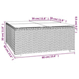 Set Divani da Giardino 11 pz con Cuscini in Polyrattan Marrone