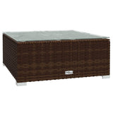 Set Divani da Giardino 14 pz con Cuscini in Polyrattan Marrone