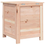 Scatola per Cuscini da Esterno 50x50x56cm Legno Massello Abete