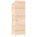 Capanno da Giardino 55x52x174,5 cm in Legno Massello di Abete