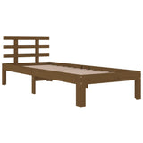 Giroletto senza Materasso Ambra in Legno Massello 100x200 cm