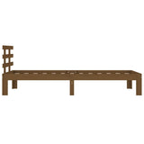 Giroletto senza Materasso Ambra in Legno Massello 100x200 cm