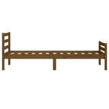 Giroletto senza Materaso Ambra in Legno Massello 75x190 cm