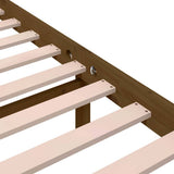 Giroletto senza Materaso Ambra in Legno Massello 75x190 cm