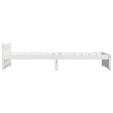Giroletto Bianco in Legno Massello 90x200 cm