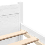 Giroletto Bianco in Legno Massello 90x200 cm