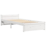 Giroletto Bianco in Legno Massello 100x200 cm
