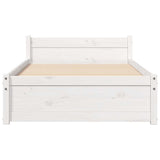Giroletto Bianco in Legno Massello 100x200 cm