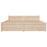 Giroletto senza Materasso in Legno Massello 160x200 cm