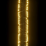 Gruppo Stringa LED con 1000 Luci LED Bianco Caldo 11 m PVC