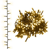 Stringa LED Compatta con 1000 Luci LED Bianco Caldo 25 m PVC