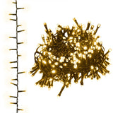 Stringa LED Compatta con 2000 Luci LED Bianco Caldo 45 m PVC