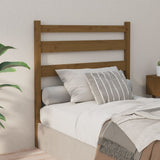 Testiera per Letto ambra 96x4x100 cm in Legno Massello di Pino
