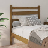 Testiera per Letto ambra 106x4x100 cm in Legno Massello di Pino