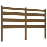 Testiera per Letto ambra 141x4x100 cm in Legno Massello di Pino