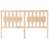 Testiera per Letto 155,5x4x100 cm in Legno Massello di Pino