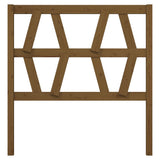 Testiera per Letto ambra 81x4x100 cm in Legno Massello di Pino