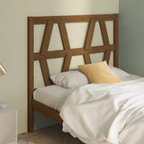 Testiera per Letto ambra 81x4x100 cm in Legno Massello di Pino