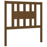 Testiera per Letto ambra 106x4x100 cm in Legno Massello di Pino