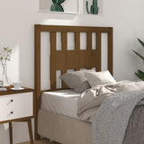 Testiera per Letto ambra 106x4x100 cm in Legno Massello di Pino