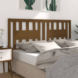 Testiera per Letto ambra 141x4x100 cm in Legno Massello di Pino