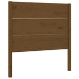Testiera per Letto ambra 81x4x100 cm in Legno Massello di Pino