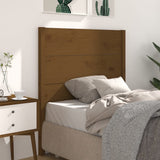 Testiera per Letto ambra 81x4x100 cm in Legno Massello di Pino