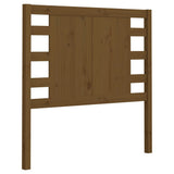 Testiera per Letto ambra 106x4x100 cm in Legno Massello di Pino