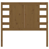 Testiera per Letto ambra 106x4x100 cm in Legno Massello di Pino