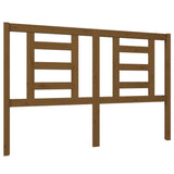 Testiera per Letto ambra 146x4x100 cm in Legno Massello di Pino