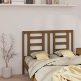 Testiera per Letto ambra 146x4x100 cm in Legno Massello di Pino